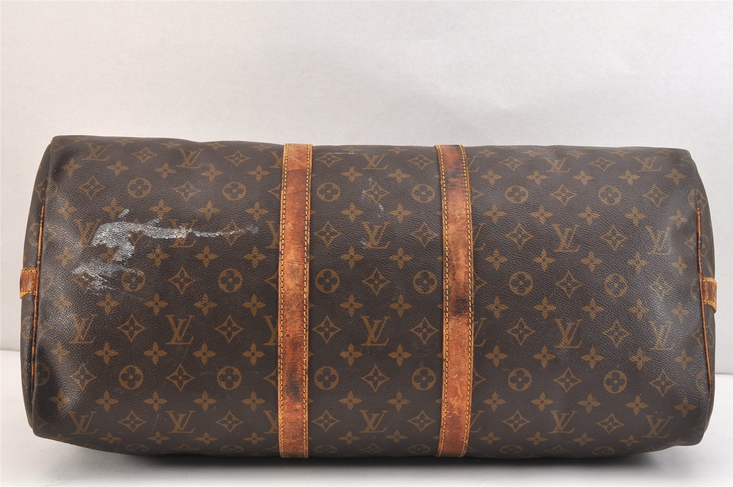 Authentic Louis Vuitton Monogram Keepall Bandouliere 55 M41414 Boston Bag 7178K