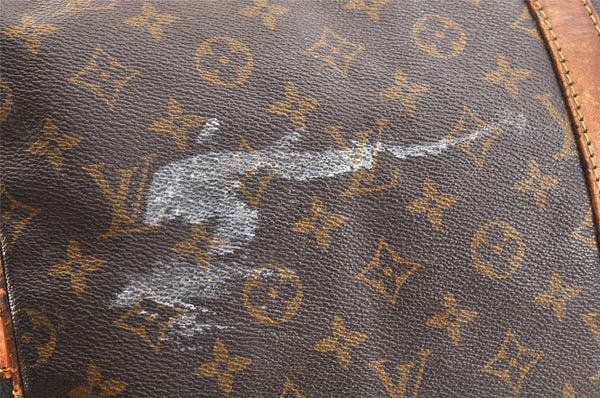 Authentic Louis Vuitton Monogram Keepall Bandouliere 55 M41414 Boston Bag 7178K