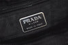 Authentic PRADA Vintage Nylon Tessuto Leather Shoulder Bag Purse Black 7179I