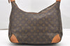 Authentic Louis Vuitton Monogram Boulogne 35 Shoulder Cross Bag M51260 LV 7180K