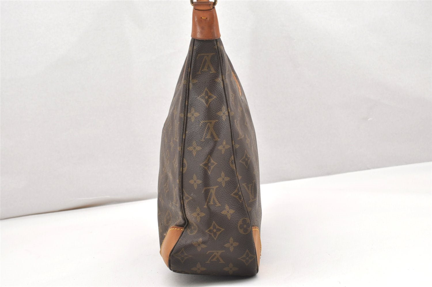 Authentic Louis Vuitton Monogram Boulogne 35 Shoulder Cross Bag M51260 LV 7180K