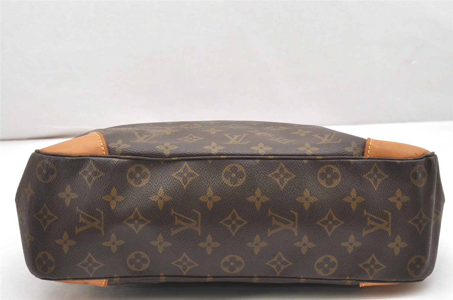 Authentic Louis Vuitton Monogram Boulogne 35 Shoulder Cross Bag M51260 LV 7180K