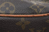 Authentic Louis Vuitton Monogram Boulogne 35 Shoulder Cross Bag M51260 LV 7180K