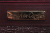 Authentic Cartier Must de Cartier Leather Shoulder Cross Bag Bordeaux Red 7182J