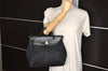 Authentic HERMES Her Bag Ado 2 In 1 2Way Backpack Canvas Leather Black 7183K