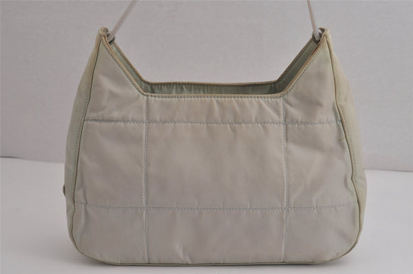 Authentic PRADA Vintage Nylon Tessuto Plastic Shoulder Bag Purse White 7184J