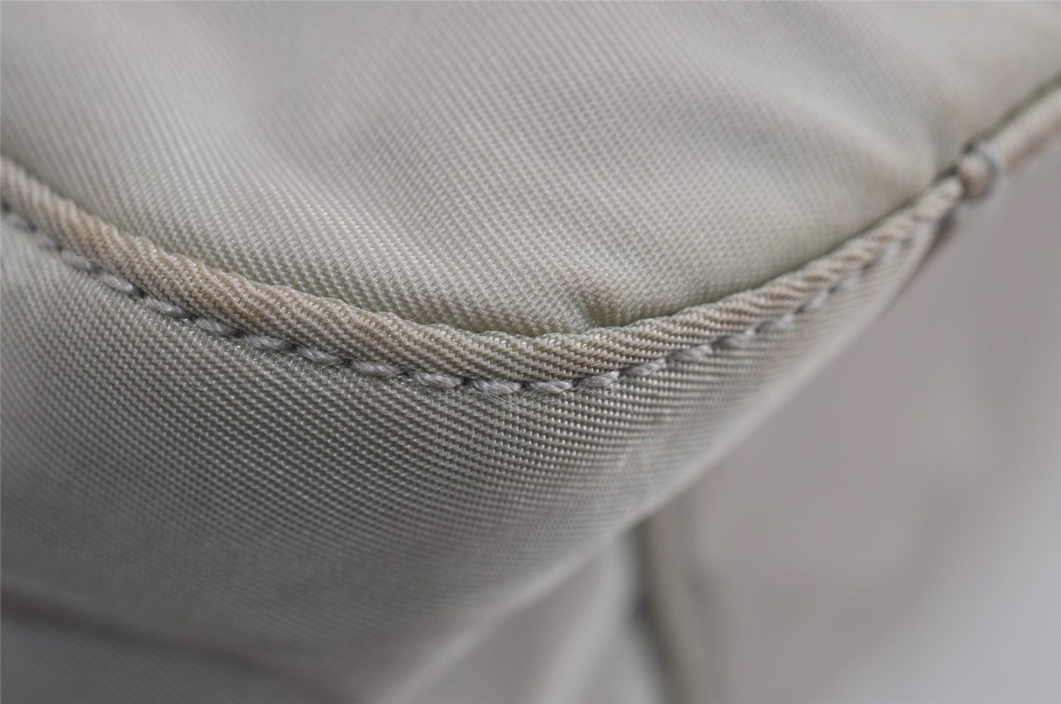 Authentic PRADA Vintage Nylon Tessuto Plastic Shoulder Bag Purse White 7184J