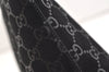 Authentic GUCCI Bamboo Shoulder Bag Purse GG Suede 0013008 Black Junk 7185J