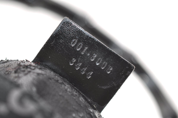 Authentic GUCCI Bamboo Shoulder Bag Purse GG Suede 0013008 Black Junk 7185J