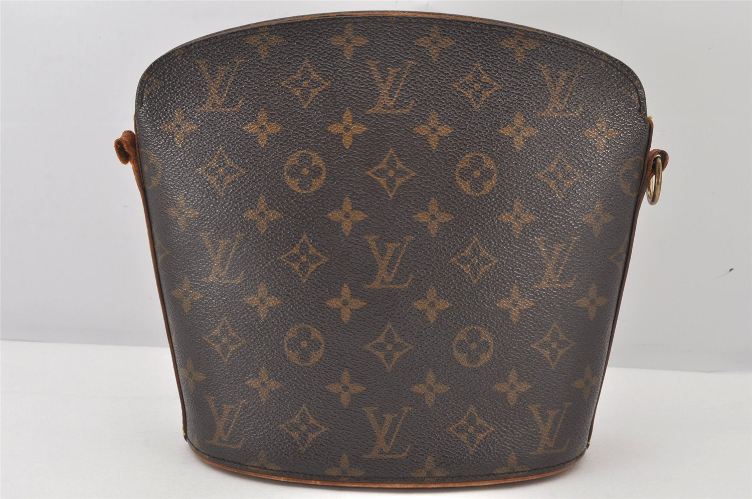 Authentic Louis Vuitton Monogram Drouot Shoulder Cross Bag M51290 Junk 7185K