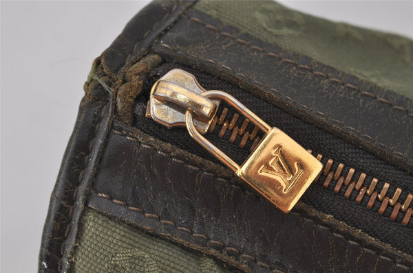 Auth Louis Vuitton Monogram Mini Sac Marie Kate 48h Hand Bag M42342 Green 7186J