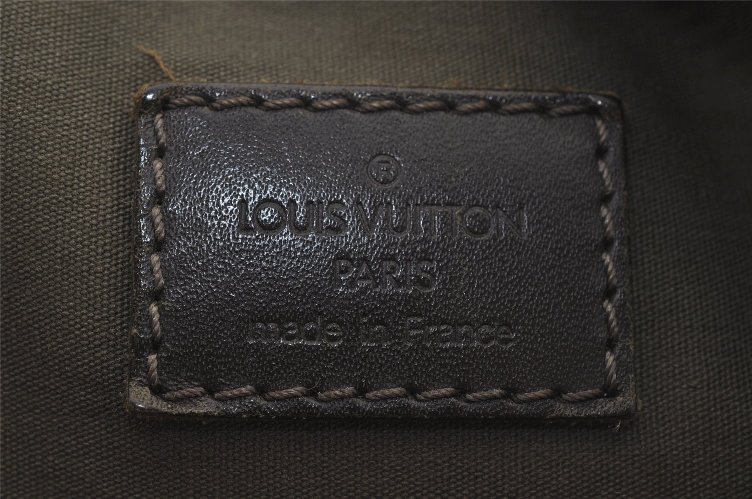 Auth Louis Vuitton Monogram Mini Sac Marie Kate 48h Hand Bag M42342 Green 7186J