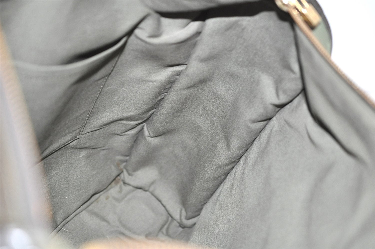 Auth Louis Vuitton Monogram Mini Sac Marie Kate 48h Hand Bag M42342 Green 7186J