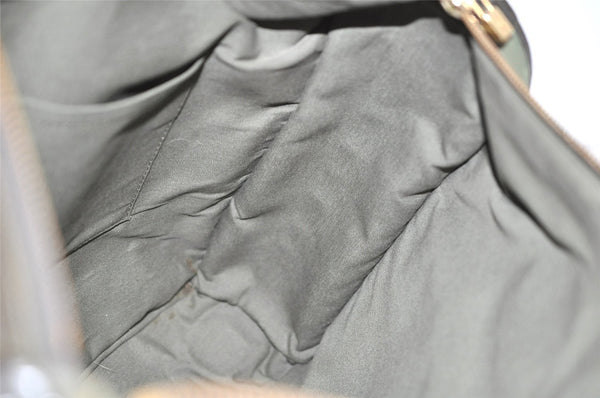 Auth Louis Vuitton Monogram Mini Sac Marie Kate 48h Hand Bag M42342 Green 7186J