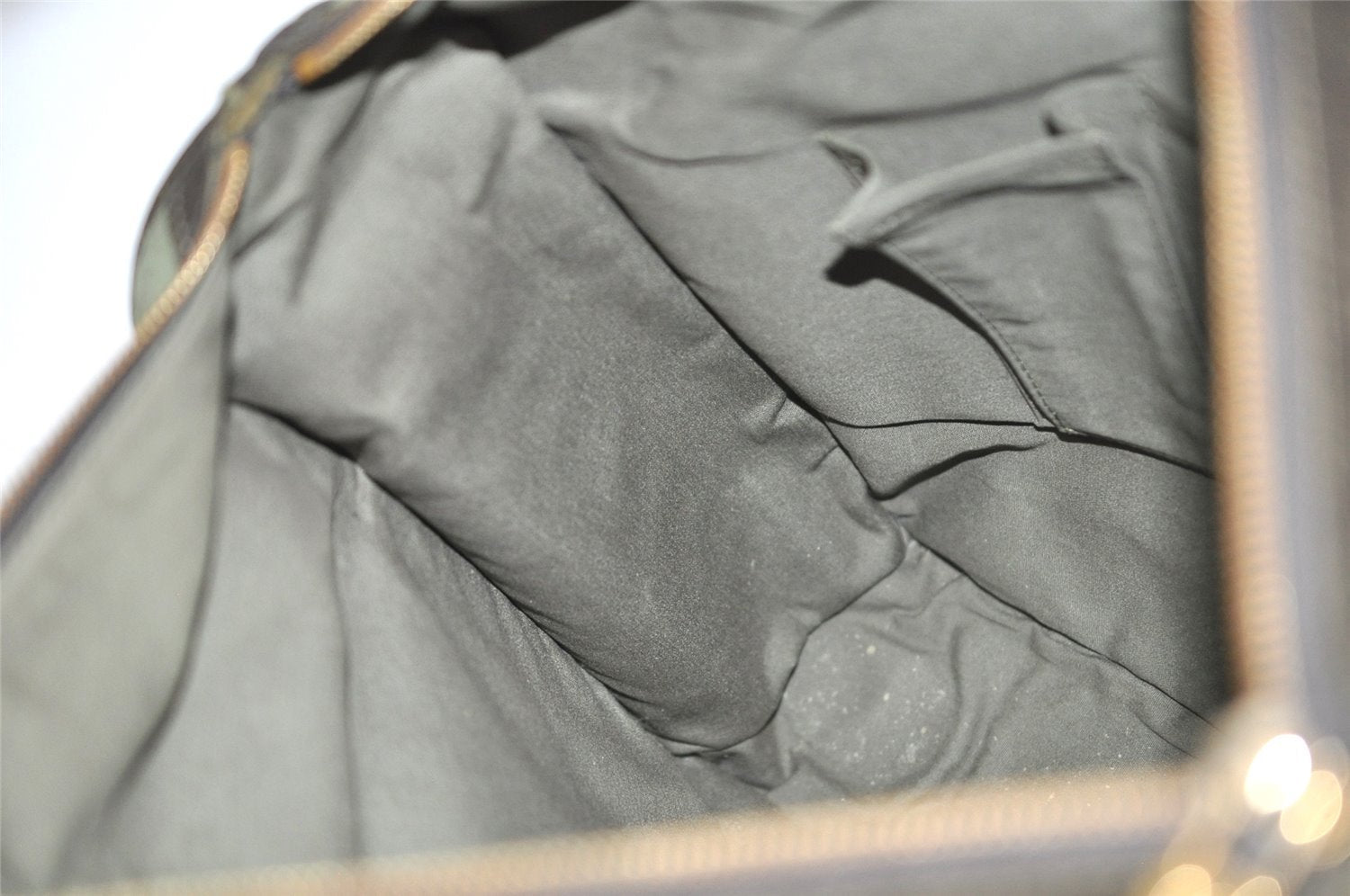 Auth Louis Vuitton Monogram Mini Sac Marie Kate 48h Hand Bag M42342 Green 7186J