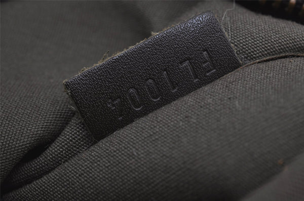 Auth Louis Vuitton Monogram Mini Sac Marie Kate 48h Hand Bag M42342 Green 7186J