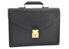 Authentic Louis Vuitton Epi Serviette Conseiller Briefcase Black M54422 LV 7186K