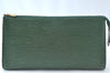 Authentic Louis Vuitton Epi Pochette Accessoires Pouch Green M52944 LV 7187J