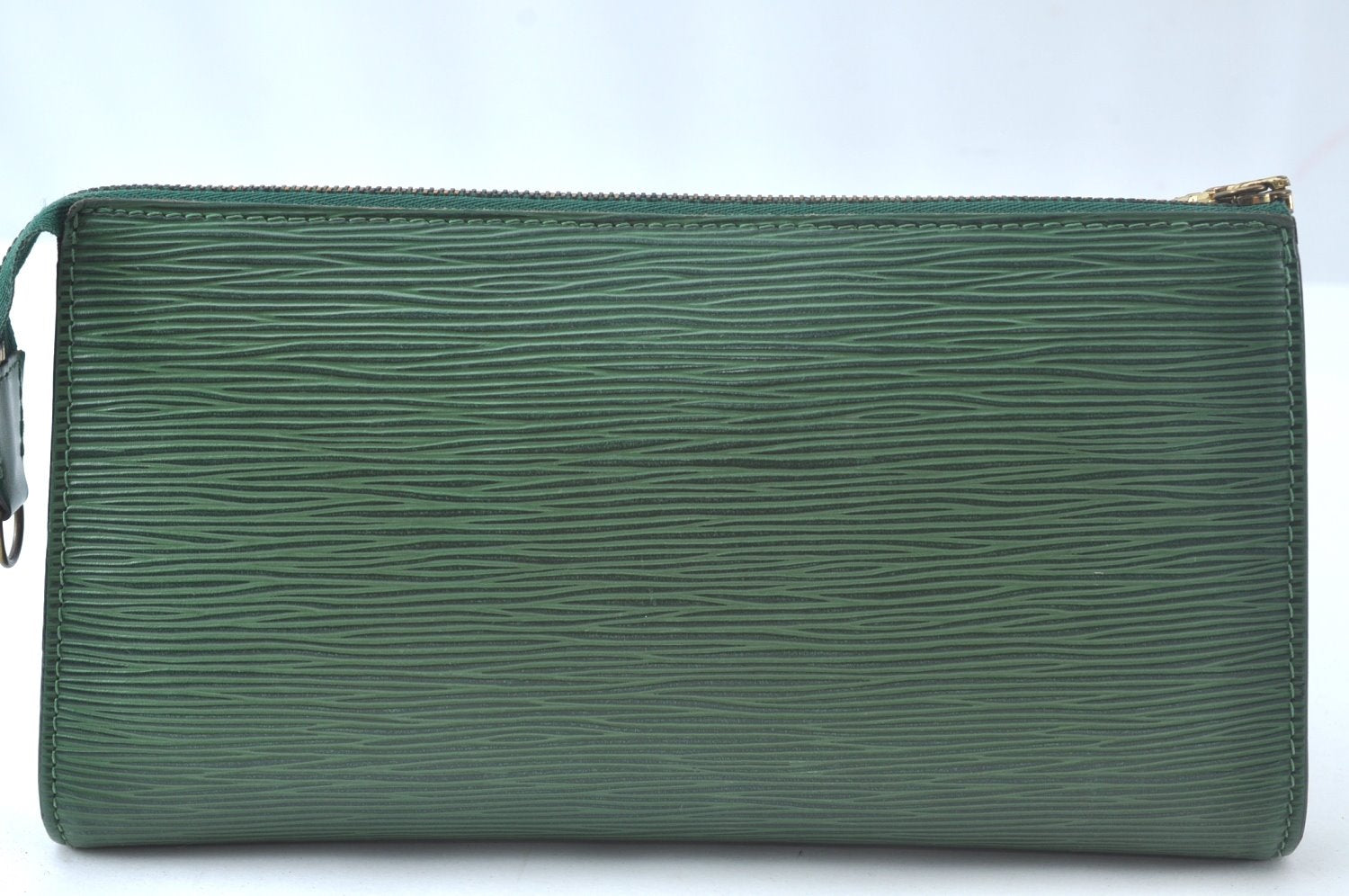 Authentic Louis Vuitton Epi Pochette Accessoires Pouch Green M52944 LV 7187J