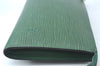 Authentic Louis Vuitton Epi Pochette Accessoires Pouch Green M52944 LV 7187J
