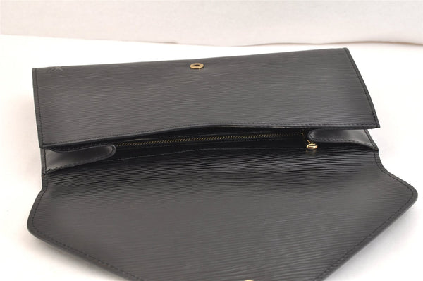 Authentic Louis Vuitton Epi Arts Deco Clutch Hand Bag Black M52632 LV 7187K