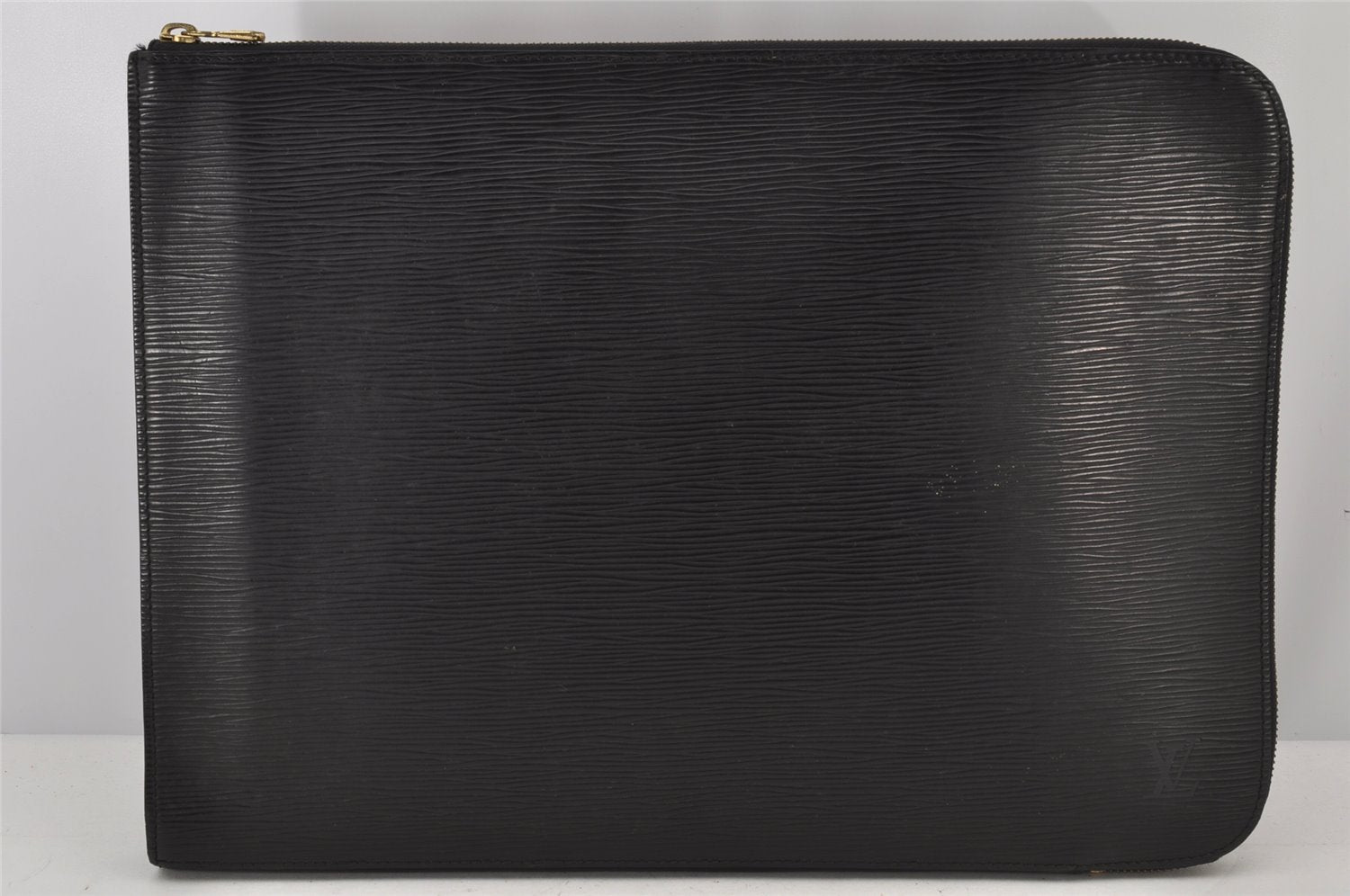 Authentic Louis Vuitton Epi Poche Documents Case Clutch Bag M54492 Black 7188J