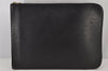 Authentic Louis Vuitton Epi Poche Documents Case Clutch Bag M54492 Black 7188J