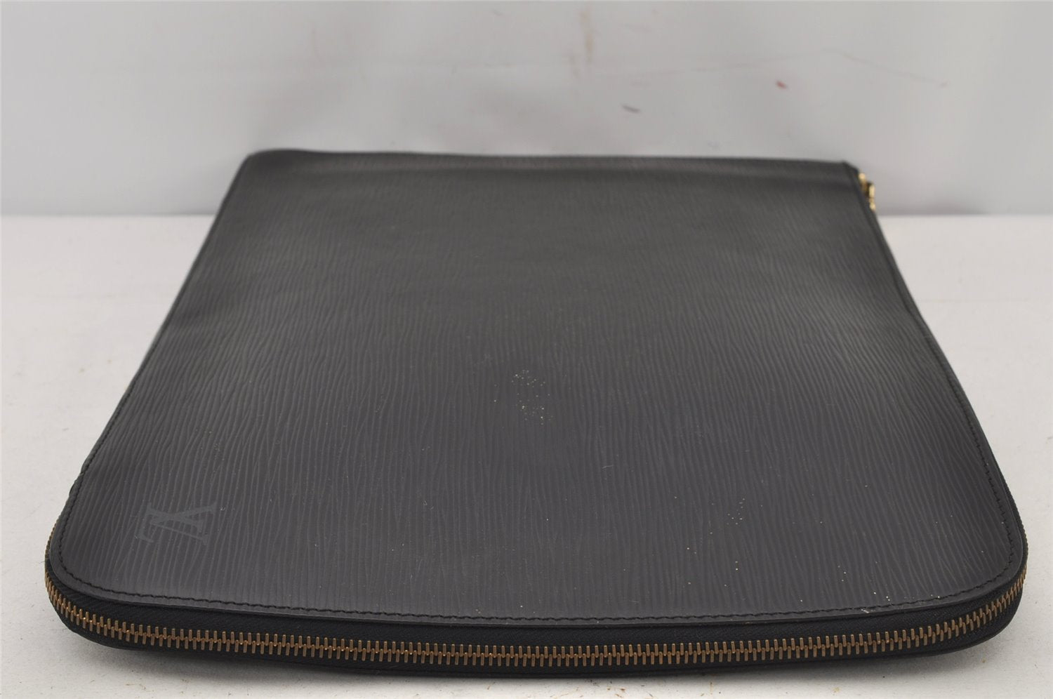 Authentic Louis Vuitton Epi Poche Documents Case Clutch Bag M54492 Black 7188J