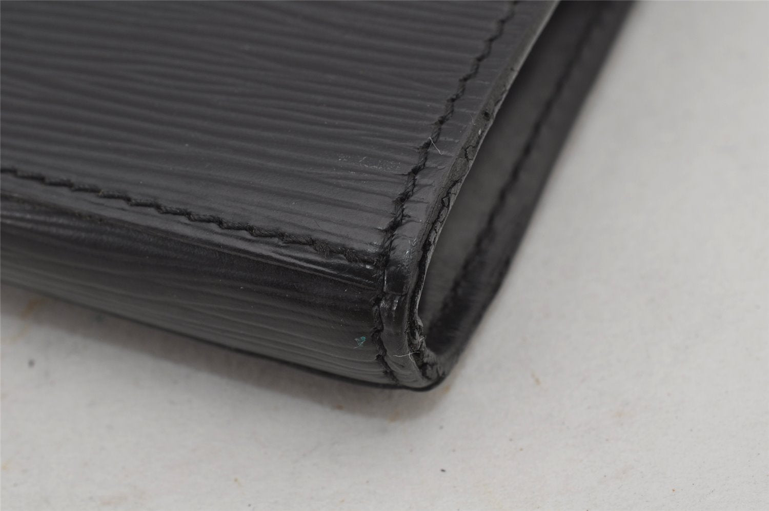 Authentic Louis Vuitton Epi Poche Documents Case Clutch Bag M54492 Black 7188J