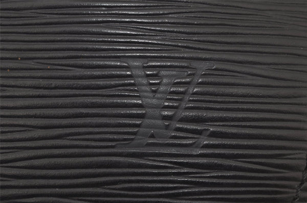 Authentic Louis Vuitton Epi Poche Documents Case Clutch Bag M54492 Black 7188J