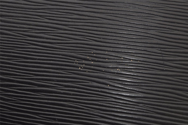 Authentic Louis Vuitton Epi Poche Documents Case Clutch Bag M54492 Black 7188J