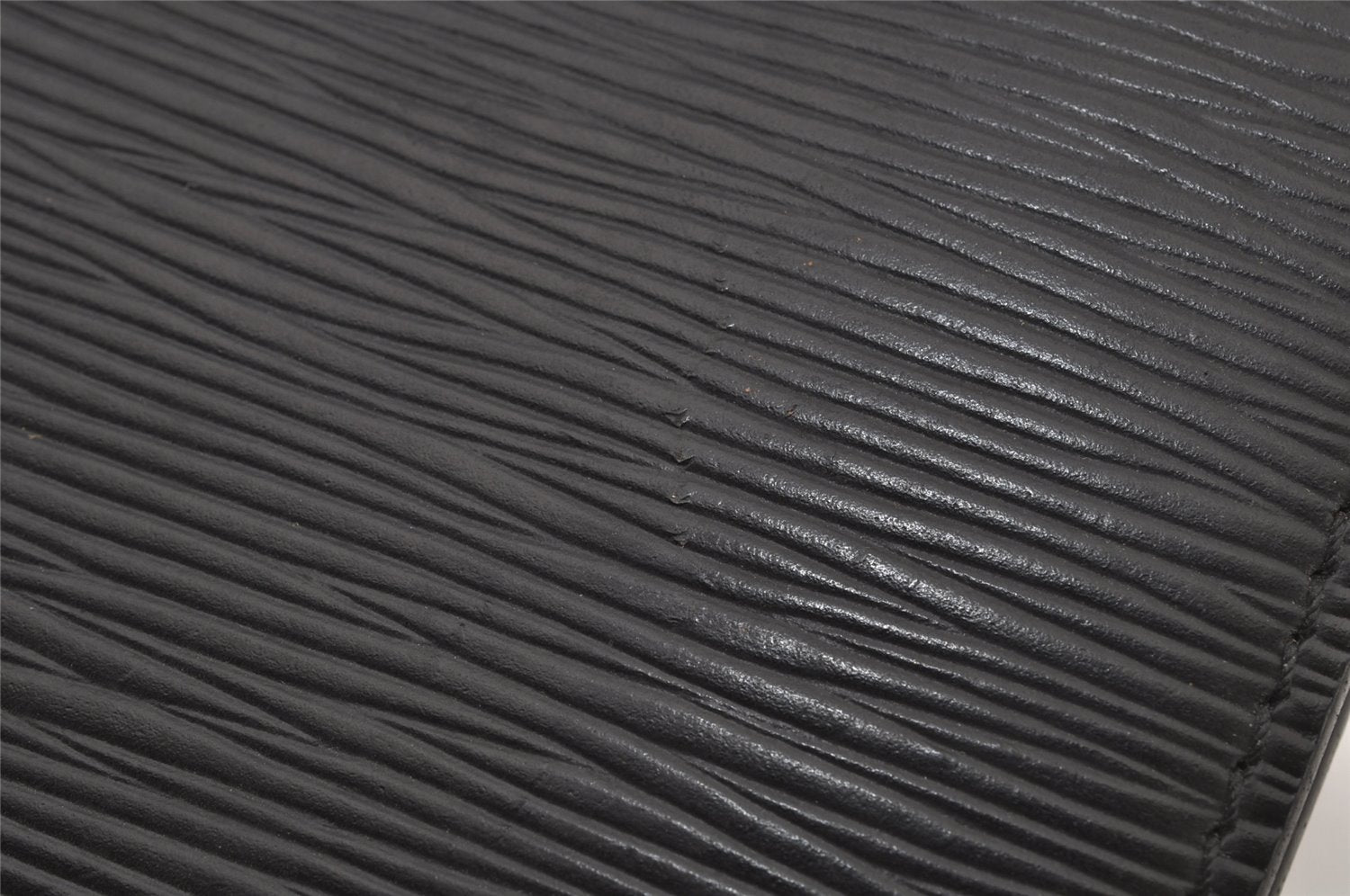 Authentic Louis Vuitton Epi Poche Documents Case Clutch Bag M54492 Black 7188J