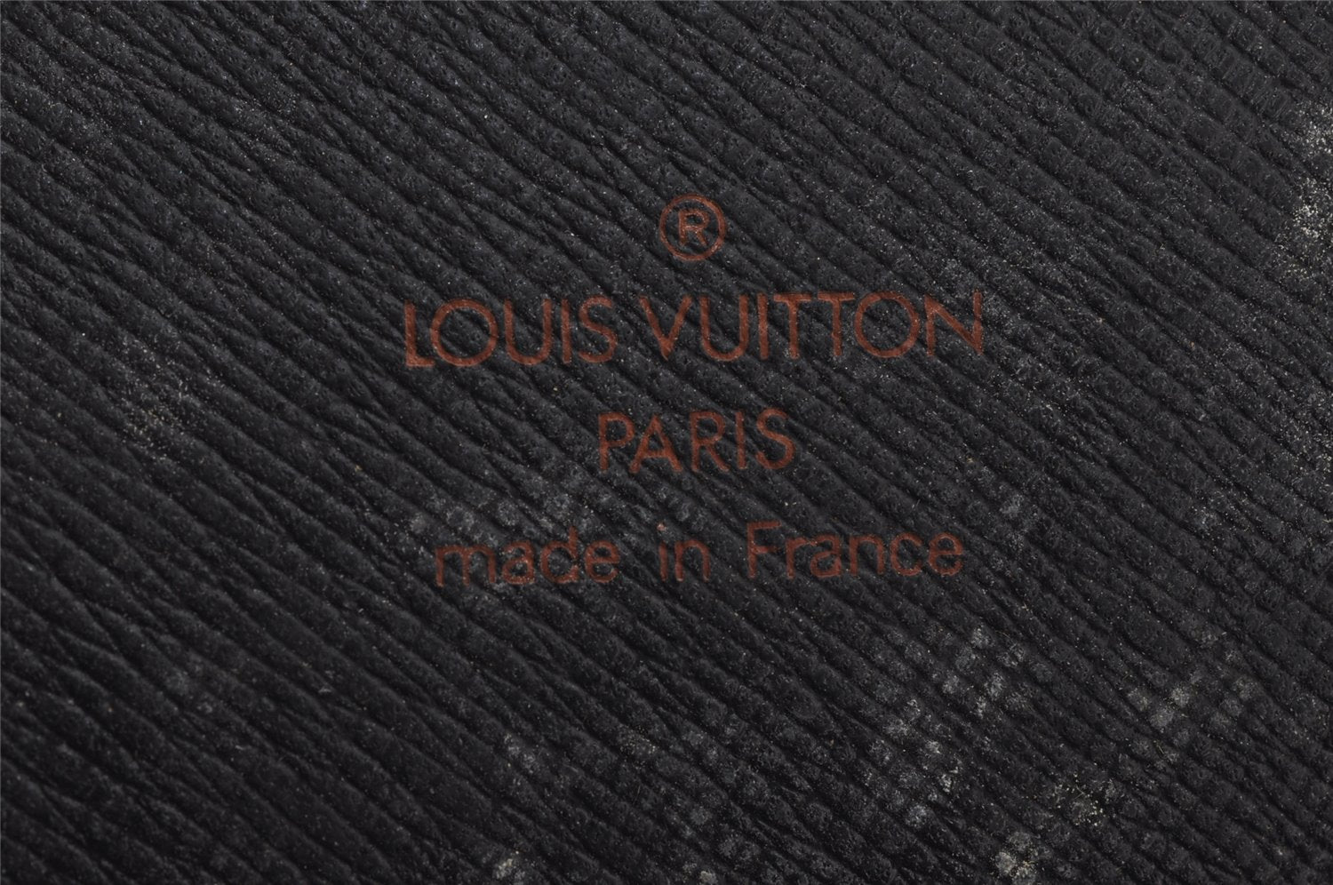 Authentic Louis Vuitton Epi Poche Documents Case Clutch Bag M54492 Black 7188J