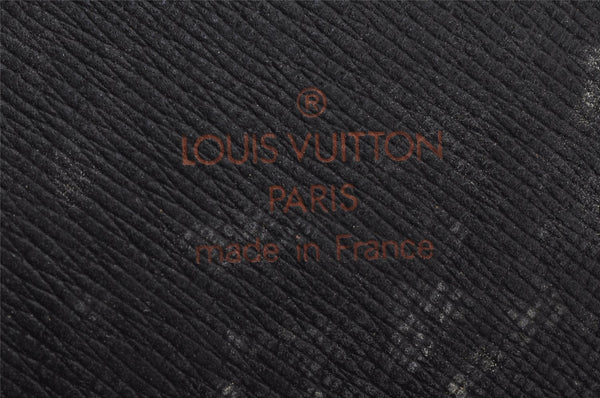 Authentic Louis Vuitton Epi Poche Documents Case Clutch Bag M54492 Black 7188J