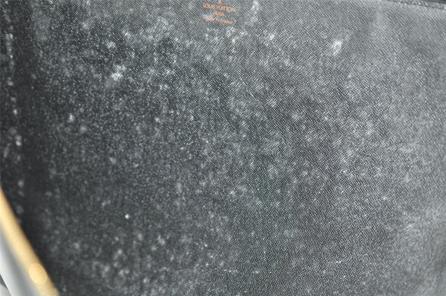 Authentic Louis Vuitton Epi Poche Documents Case Clutch Bag M54492 Black 7188J