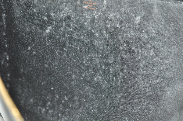 Authentic Louis Vuitton Epi Poche Documents Case Clutch Bag M54492 Black 7188J