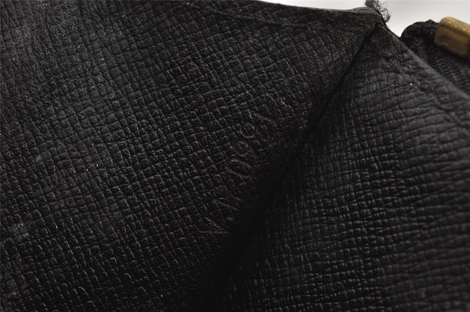 Authentic Louis Vuitton Epi Poche Documents Case Clutch Bag M54492 Black 7188J