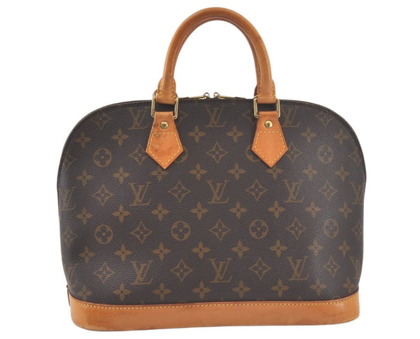 Authentic Louis Vuitton Monogram Alma Hand Bag Purse M51130 LV 7188K