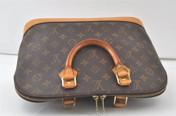 Authentic Louis Vuitton Monogram Alma Hand Bag Purse M51130 LV 7188K