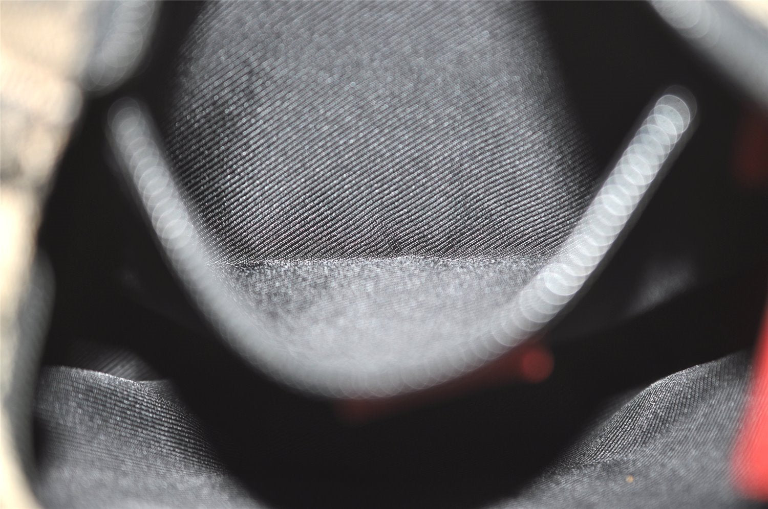 Authentic GUCCI Vintage Shoulder Tote Bag GG Canvas Leather 0190402 Black 7189I