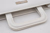 Authentic GUCCI 2 in 1 Hand Bag Vinyl Leather Clear White Junk 7191K