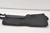 Authentic GUCCI Vintage Waist Body Bag Purse GG Canvas Leather 28566 Black 7193K