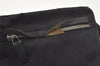 Authentic GUCCI Vintage Waist Body Bag Purse GG Canvas Leather 28566 Black 7193K