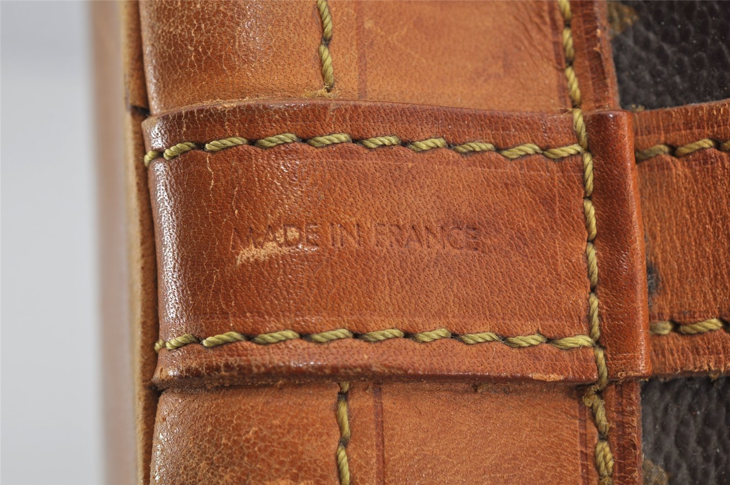 Authentic Louis Vuitton Monogram Noe Shoulder Drawstring Bag M42224 LV 7194J