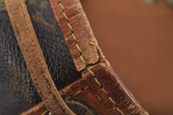 Authentic Louis Vuitton Monogram Noe Shoulder Drawstring Bag M42224 LV 7194J