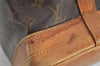 Authentic Louis Vuitton Monogram Noe Shoulder Drawstring Bag M42224 LV 7194J