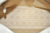Authentic Christian Dior Lady Dior Lamb Skin Cannage 2Way Hand Bag White 7195I