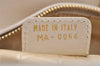 Authentic Christian Dior Lady Dior Lamb Skin Cannage 2Way Hand Bag White 7195I