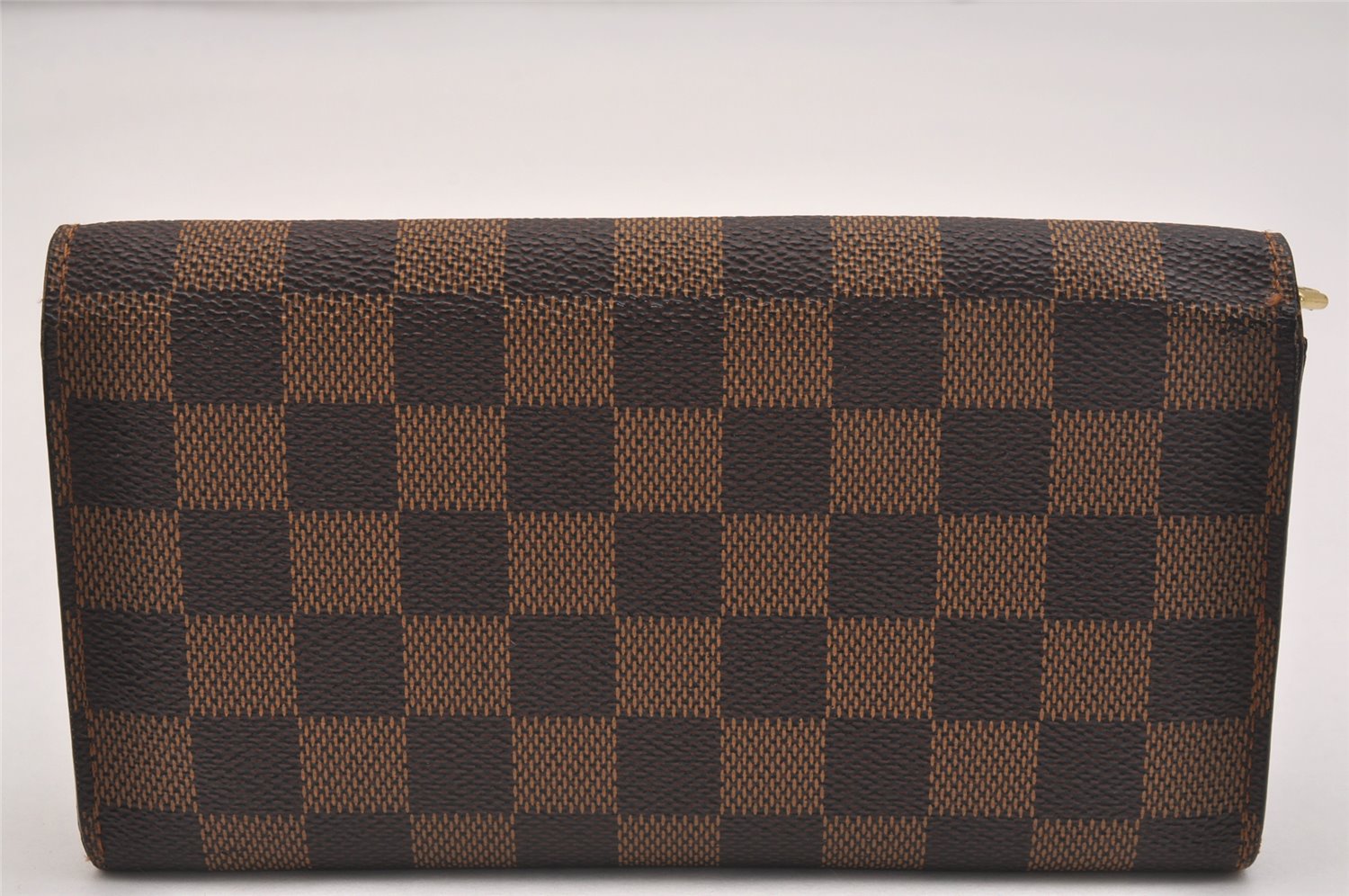 Authentic Louis Vuitton Damier Pochette Porte Monnaie Credit N61724 Wallet 7195J