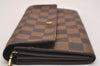 Authentic Louis Vuitton Damier Pochette Porte Monnaie Credit N61724 Wallet 7195J